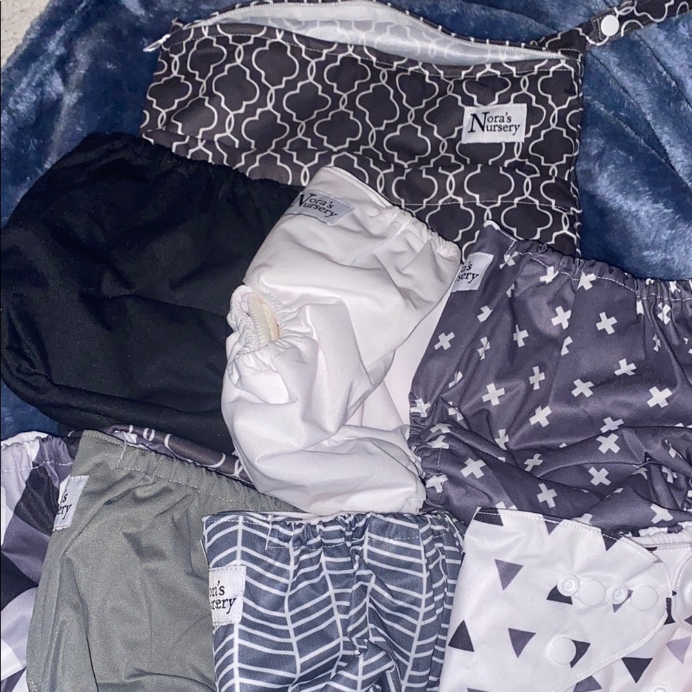 Black and White Bottoms Collection with Geometric Patterns